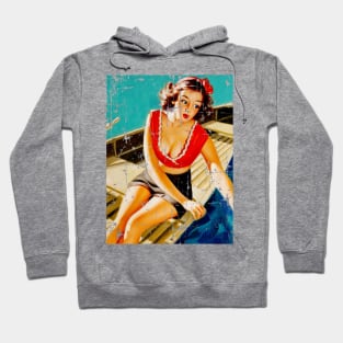 Vintage retro art Hoodie